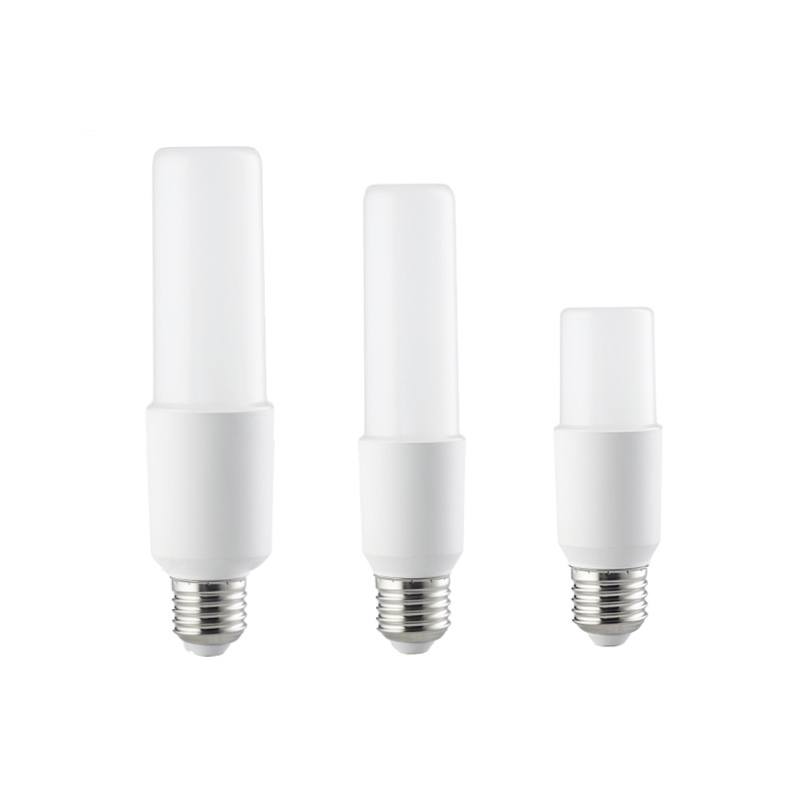 Mini lămpi LED hibride din plastic-aluminiu din seria T (bază E14/E27)
