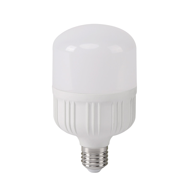 Becuri LED hibride din plastic-aluminiu din seria T (bază E27/E40)