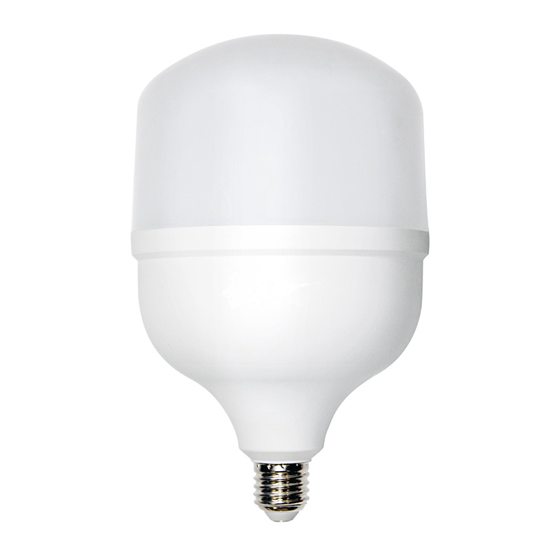 Becuri LED hibride din plastic-aluminiu din seria T (bază E27/E40)